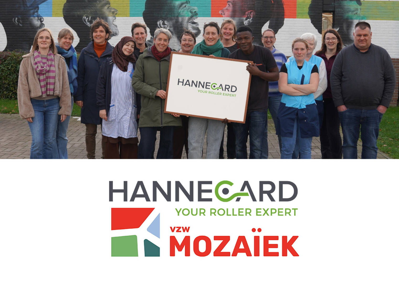 Hannecard поддерживает Mozaïek vzw в честь их 50-летия